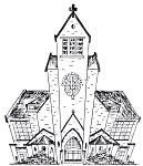 Schets van de kerk